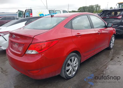2012 Hyundai Accent Gls from USA, damaged, VIN KMHCU4AE0CU165865